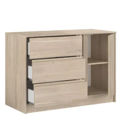 Commode 3 tiroirs 1 portes Palmyre