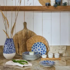 COSTA NOVA Lot de 6 Assiettes plates D22cm Algarve