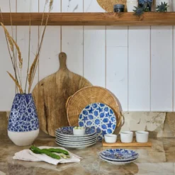 COSTA NOVA Lot de 6 Assiettes plates D22cm Algarve