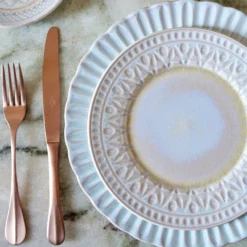 COSTA NOVA Lot de 6 assiettes plates D22 cm CRISTAL