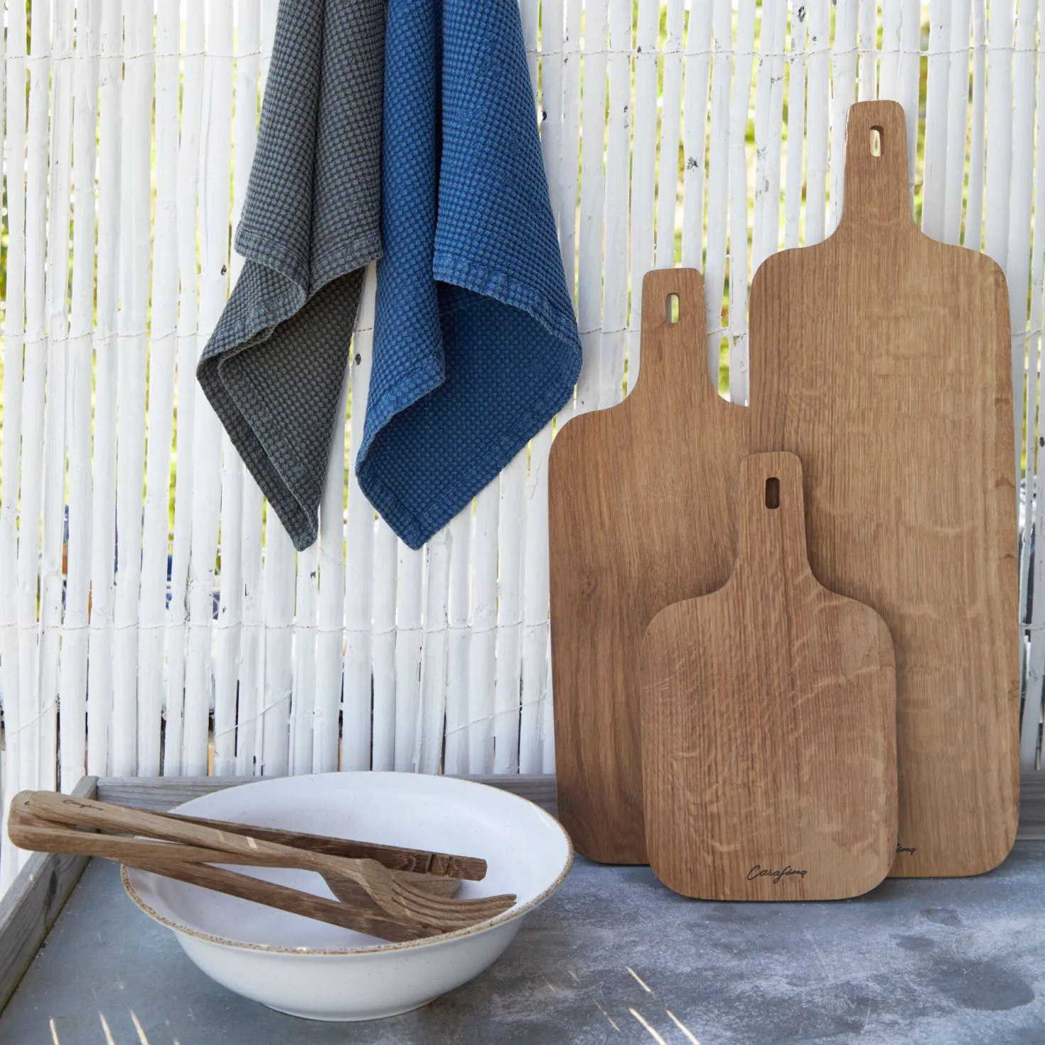 COSTA NOVA Planche à découper avec poignée 54cm Oak Wood