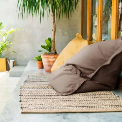 COTTON WOOD Pouf de sol rectangulaire 110 x 130 cm IN&OUT