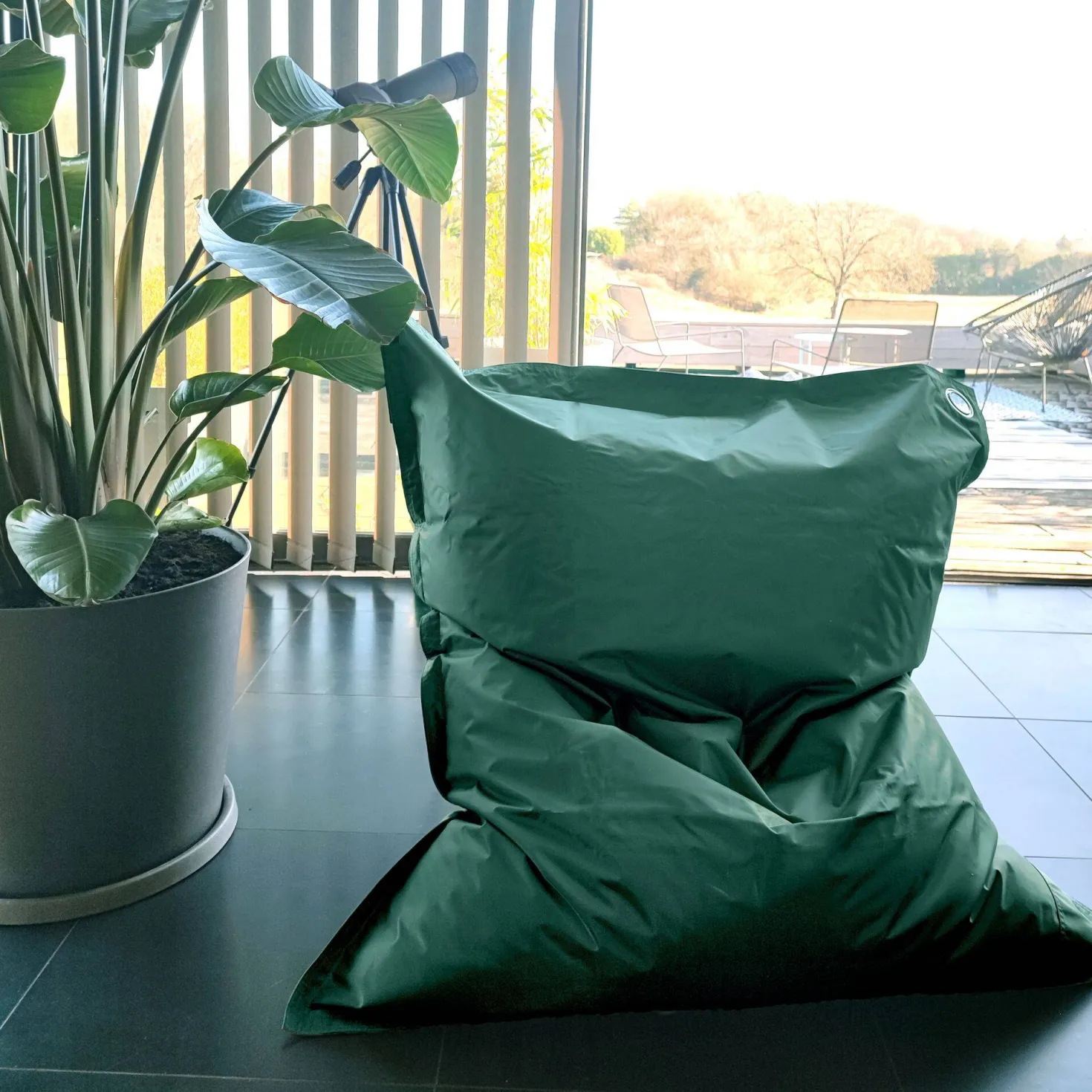 COTTON WOOD Pouf de sol rectangulaire 110 x 130 cm IN&OUT