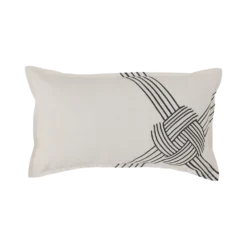 Coussin coton lin Nautique