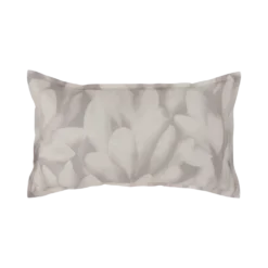 Coussin coton lin Plantain