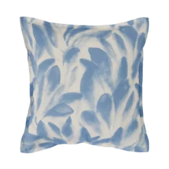 Coussin coton lin Plantain