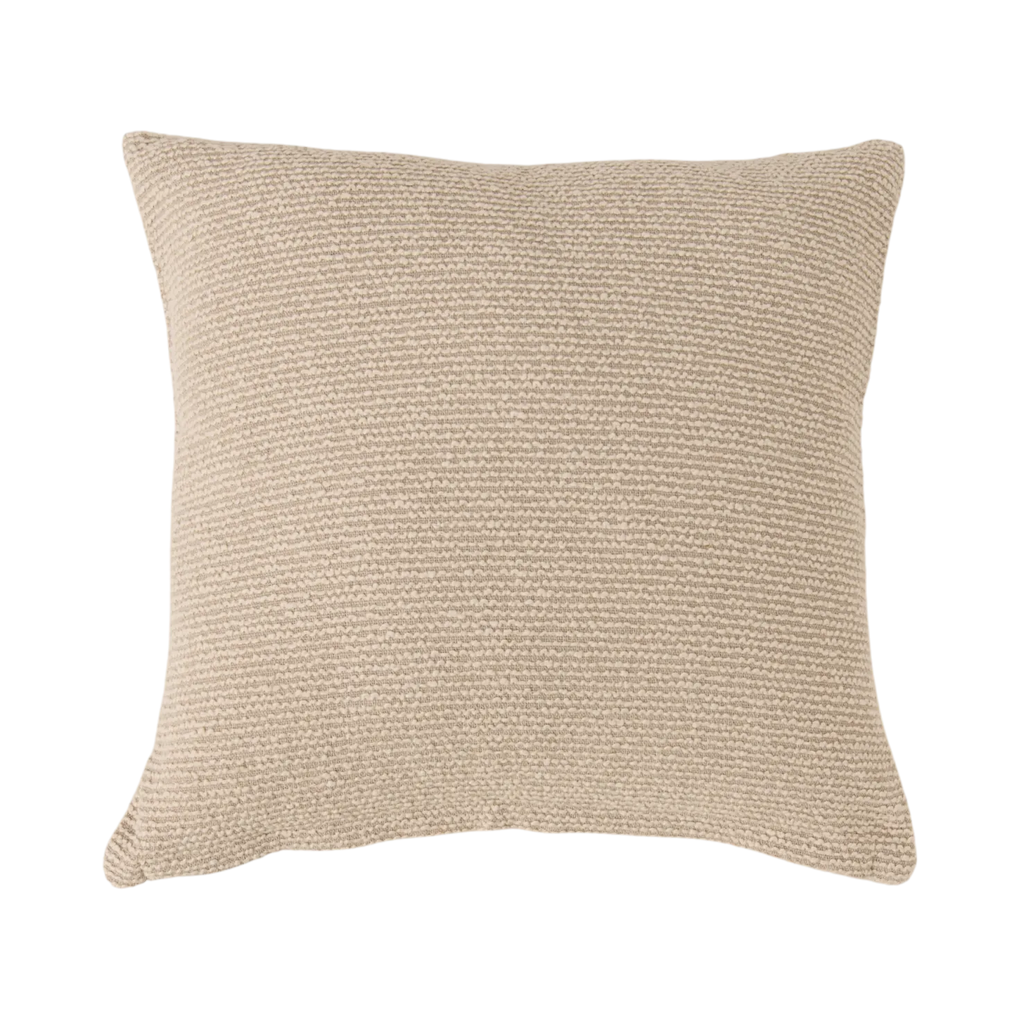 Coussin coton lin tramé Léon