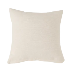Coussin coton lin tramé Léon