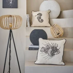 Coussin coton Rascasse BY THE INK ©