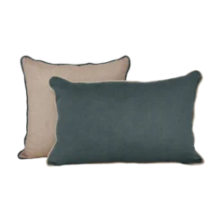 Coussin lin passepoil Carly