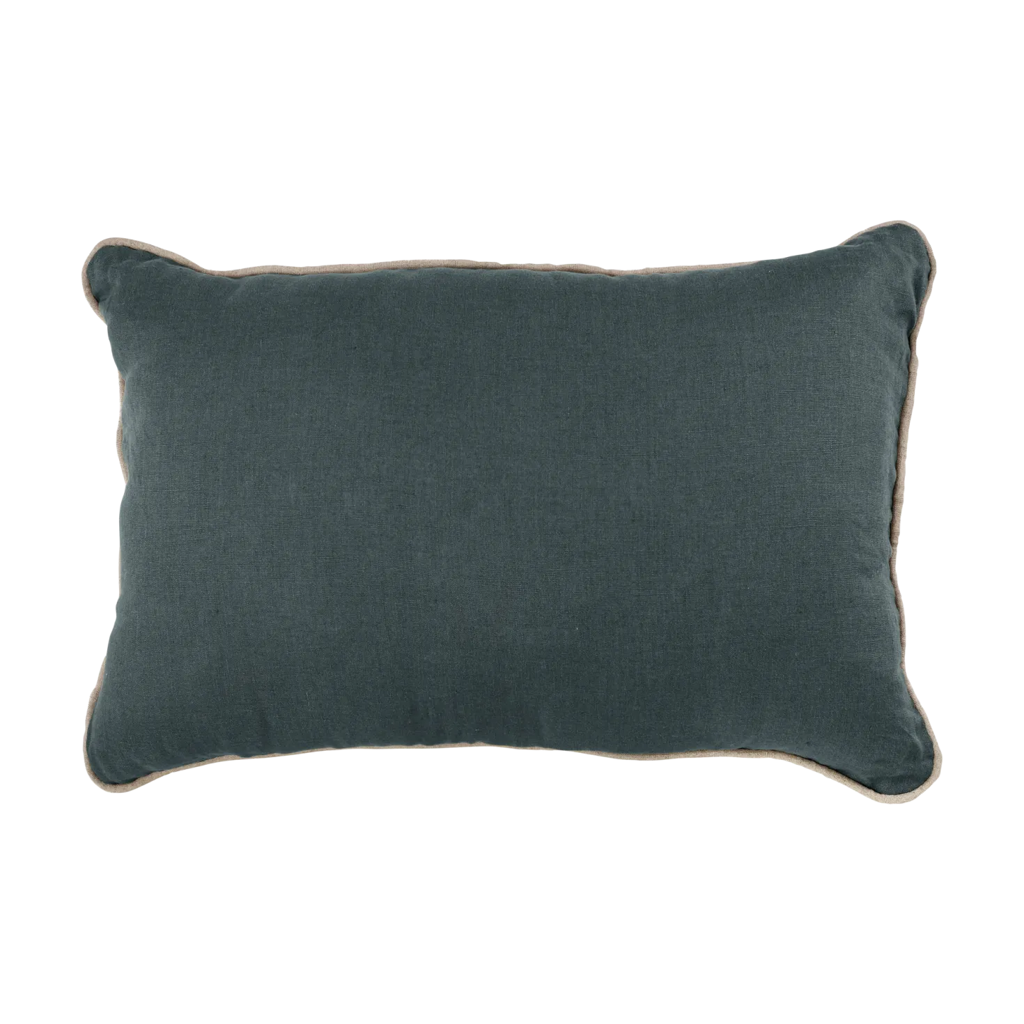 Coussin lin passepoil Carly