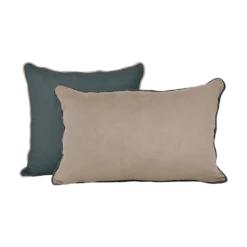 Coussin lin passepoil Carly