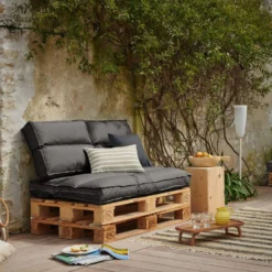 Coussin matelas palette recyclé Heva