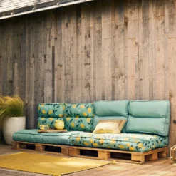 Coussin matelas palette recyclé Heva