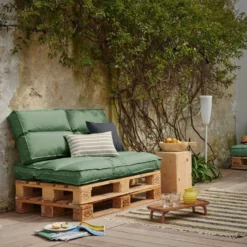 Coussin matelas palette recyclé Heva