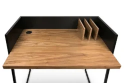 C.PRO PAR CAMIF Bureau bois pieds métal Tennessee
