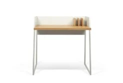 C.PRO PAR CAMIF Bureau bois pieds métal Tennessee
