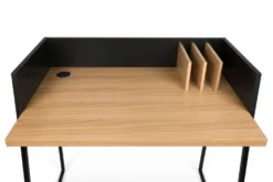 C.PRO PAR CAMIF Bureau bois pieds métal Tennessee