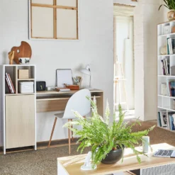 C.PRO PAR CAMIF Bureau bois 1 porte Mitch
