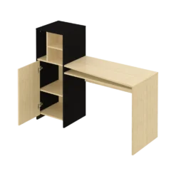 C.PRO PAR CAMIF Bureau bois 1 porte Mitch