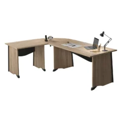C.PRO PAR CAMIF Bureau complet Gregory retour 80 cm