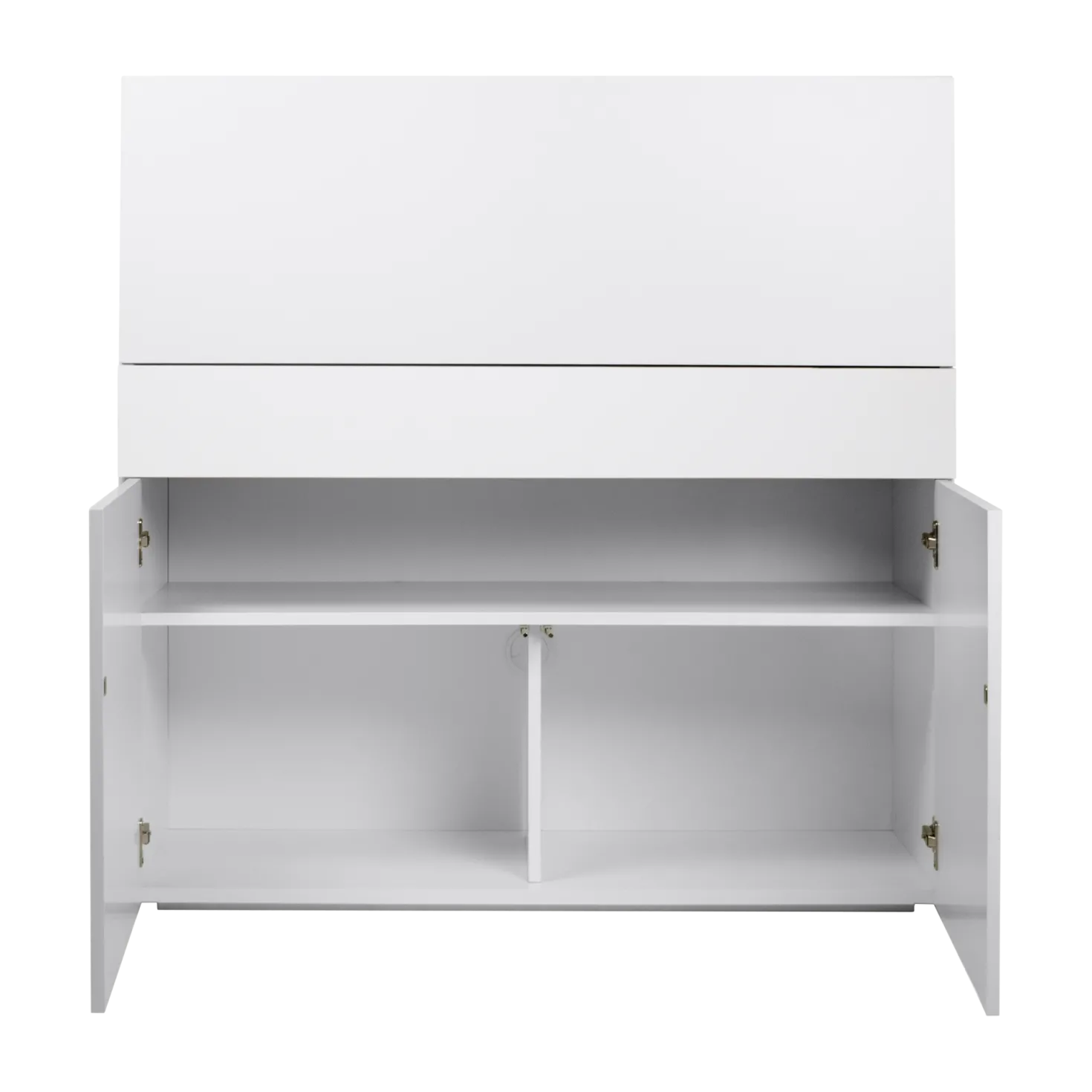 C.PRO PAR CAMIF Bureau secrétaire bois 1 tiroir 3 portes Tim
