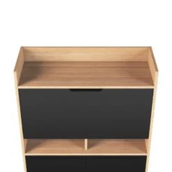 C.PRO PAR CAMIF Bureau secrétaire bois 3 portes Terry