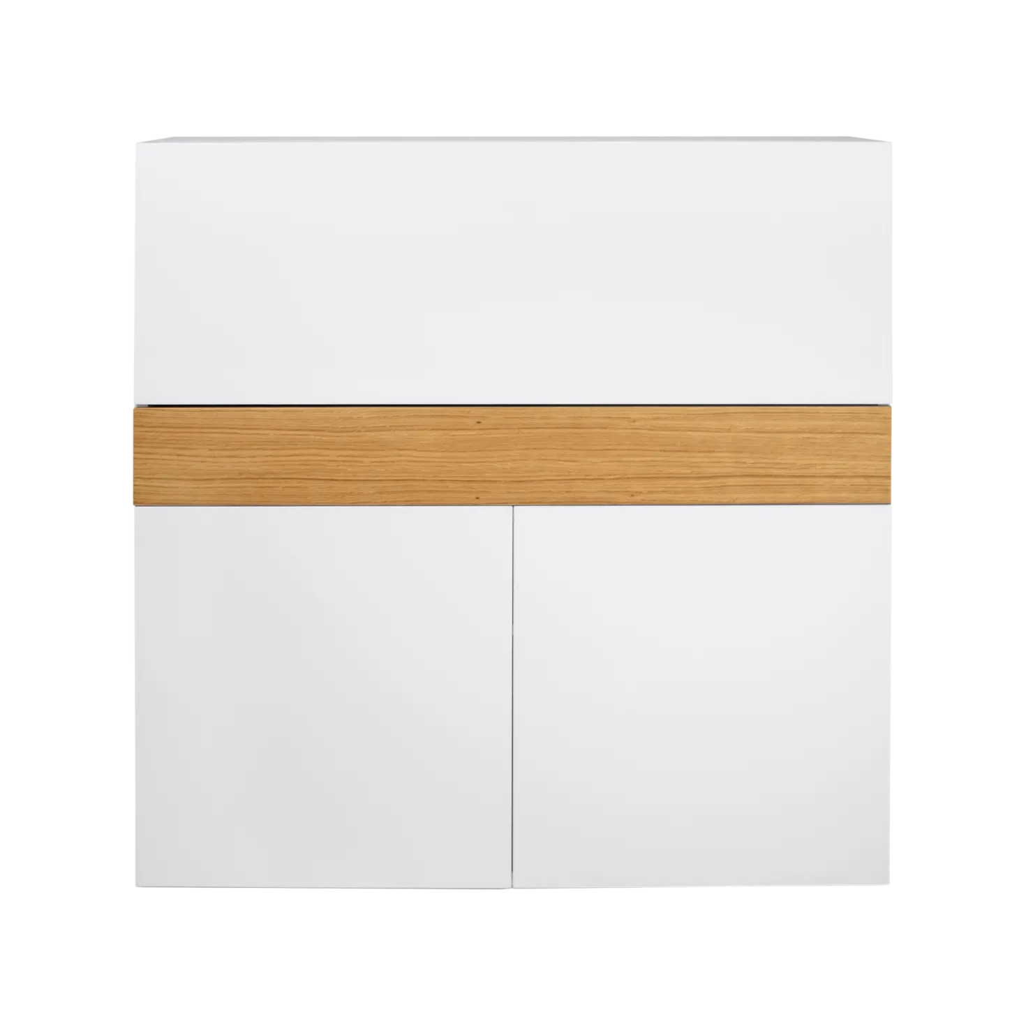 C.PRO PAR CAMIF Bureau secrétaire bois 1 tiroir 3 portes Tim