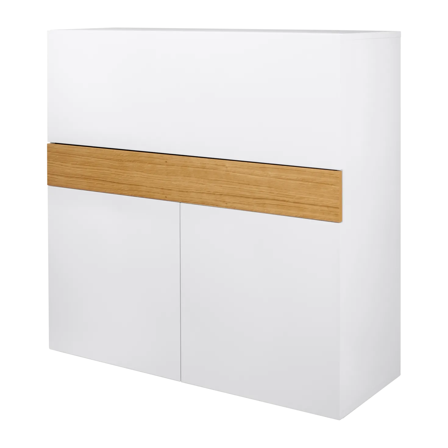 C.PRO PAR CAMIF Bureau secrétaire bois 1 tiroir 3 portes Tim
