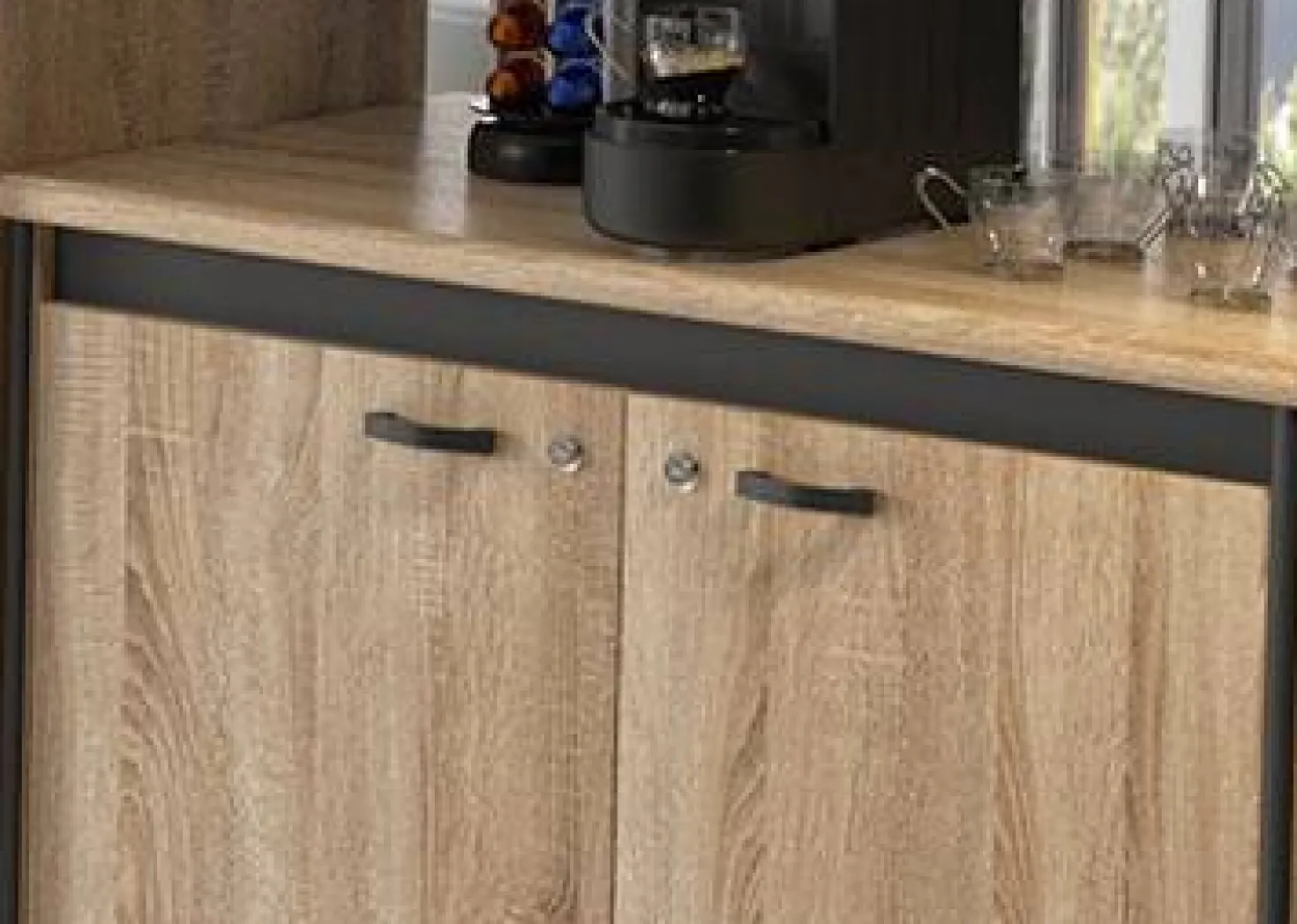 C.PRO PAR CAMIF Rangement 2 portes Gregory