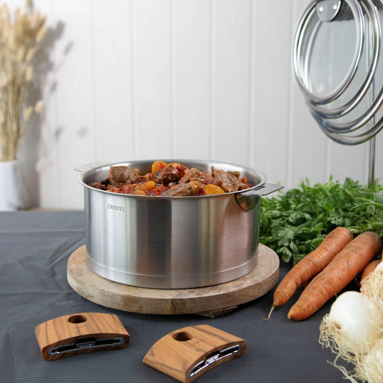 CRISTEL Casserole/faitout Strate amovible - 22 cm