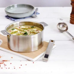 CRISTEL Casserole inox Strate amovible - 14 cm