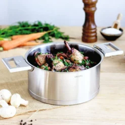 CRISTEL Casserole inox Strate amovible - 18 cm