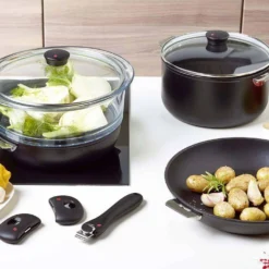 CRISTEL Cuit vapeur verre 24 cm avec couvercle Cookway