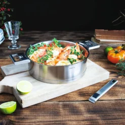 CRISTEL Sauteuse inox Strate amovible