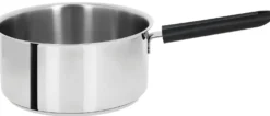 CRISTEL Série de 3 casseroles Mutine 2 fixe avec poignée Bakelite noire