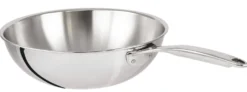 CRISTEL Wok inox Castel Pro sans couvercle