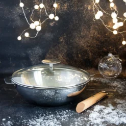 CRISTEL Wok inox 28 cm Casteline amovible