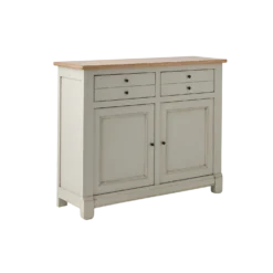 Desserte bois massif 2 portes 2 tiroirs 115 cm Embellie