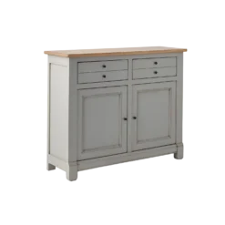 Desserte bois massif 2 portes 2 tiroirs 115 cm Embellie