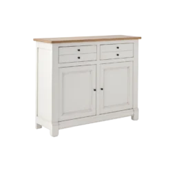 Desserte bois massif 2 portes 2 tiroirs 115 cm Embellie