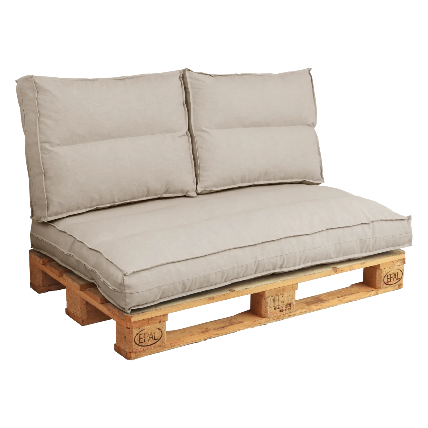 Dossier coussin palette recyclé Heva