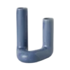 Double soliflore céramique bleu 26 cm Shilo