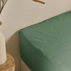 Drap housse coton lin Valentine