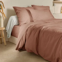Drap housse coton lin Valentine