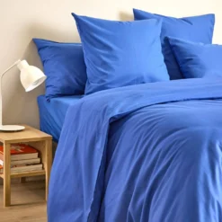 Drap housse coton lin Valentine