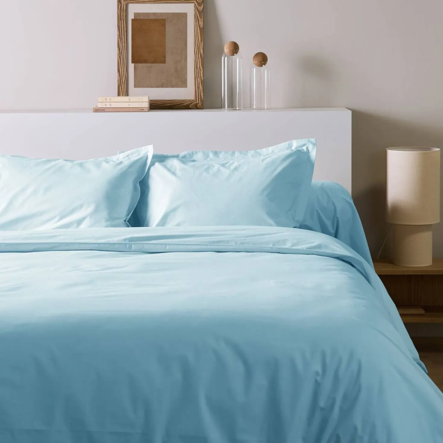 Drap housse percale bio Elise