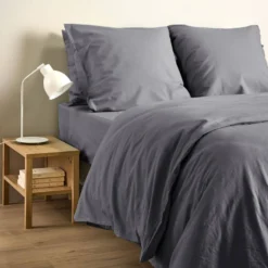 Drap plat coton lin Valentine