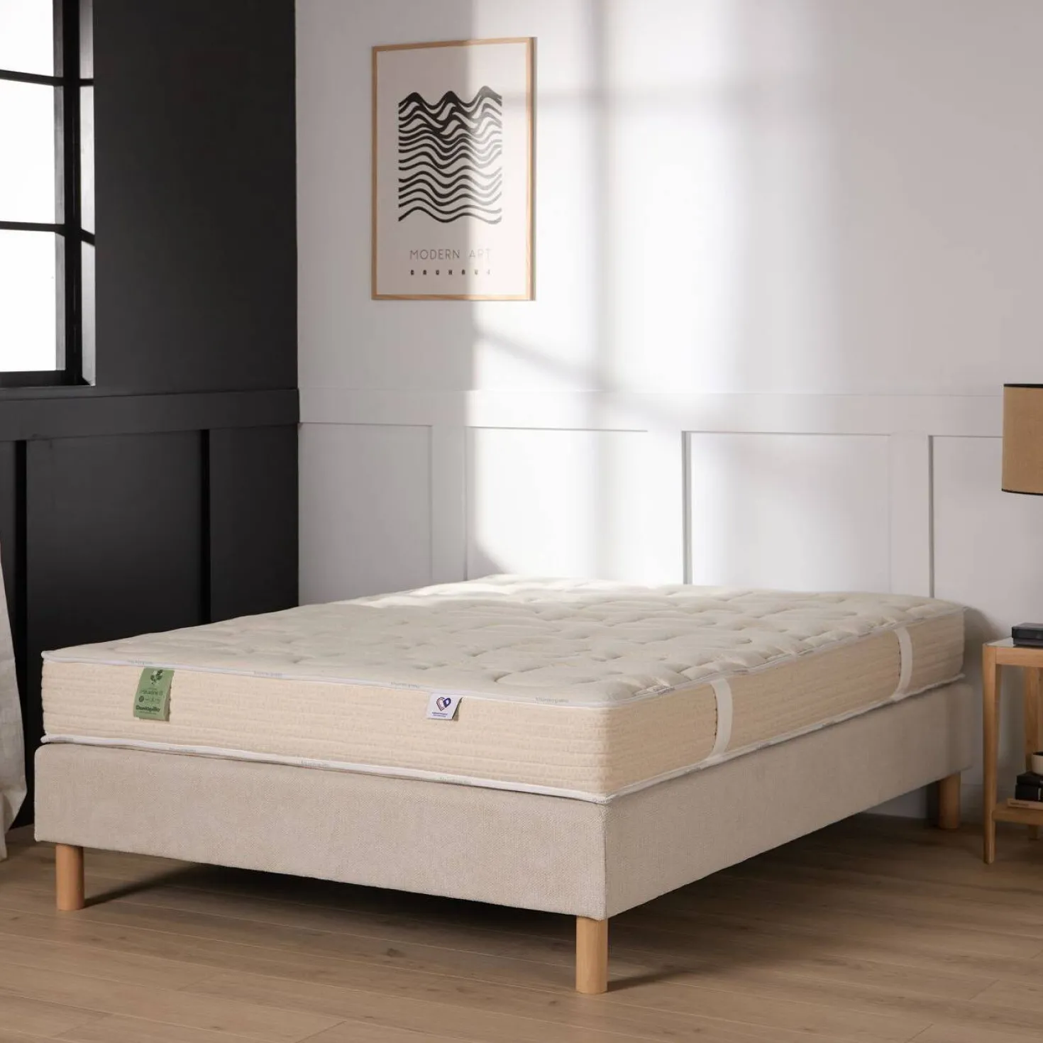 DUNLOPILLO Matelas latex d'origine naturelle 22 cm Hévéane