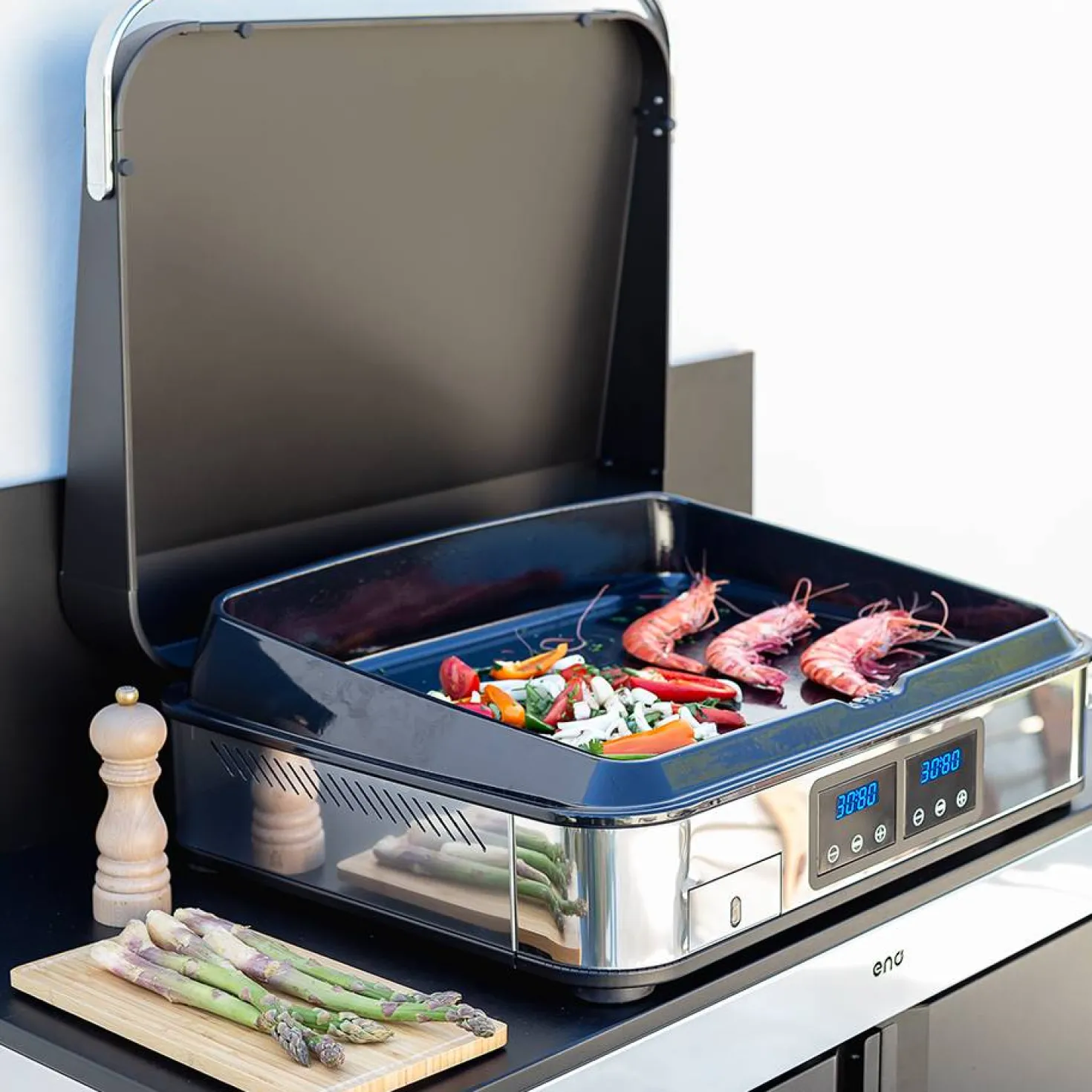 ENO Plancha Enosign Électrique 65 en Inox